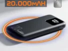 Power Bank 20000mah Carregador Portátil Carga Rápida 22.5w Turbo Usb-c (tipo C) Compatível Com iPhone 13 14 15 16 Samsung Motorola Xiaomi Compacto Para Viagem E Uso Diário Branco Casenn
