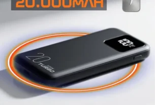 Power Bank 20000mah Carregador Portátil Carga Rápida 22.5w Turbo Usb-c (tipo C) Compatível Com iPhone 13 14 15 16 Samsung Motorola Xiaomi Compacto Para Viagem E Uso Diário Branco Casenn